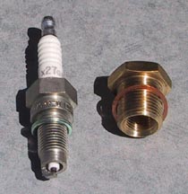 Long Reach Spark Plug and Adaptor